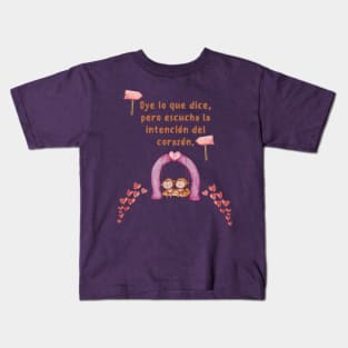 Intención del Corazón Kids T-Shirt